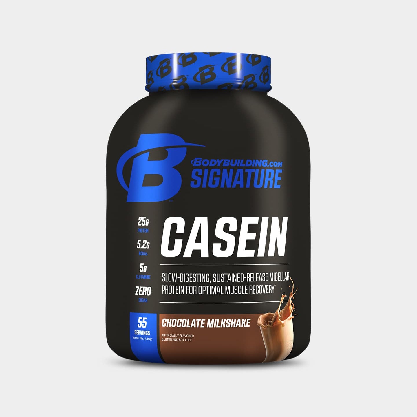 Bodybuilding.com Signature Casein Protein Choc 5lb, Black Label Rebrand