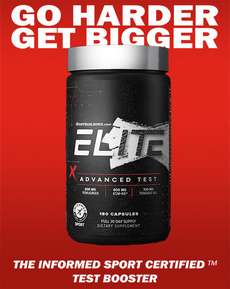 Bodybuilding.com ELITE Advanced TEST Testosterone Booster, Unflavored, 180 Capsules A2