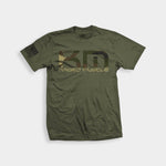 Kaged KM Camo T-Shirt, Army Green, Small A1