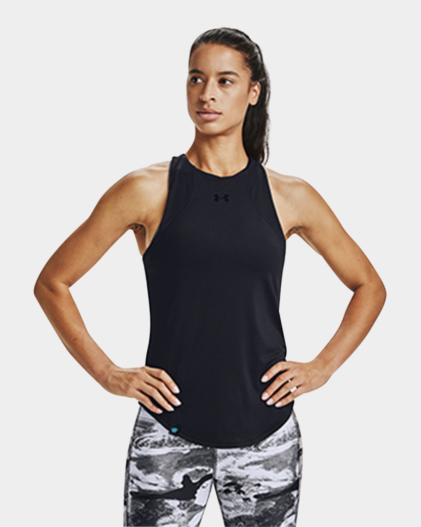 Under Armour Women's UA Armour Sport 2-in-1 Tank, Black, Small