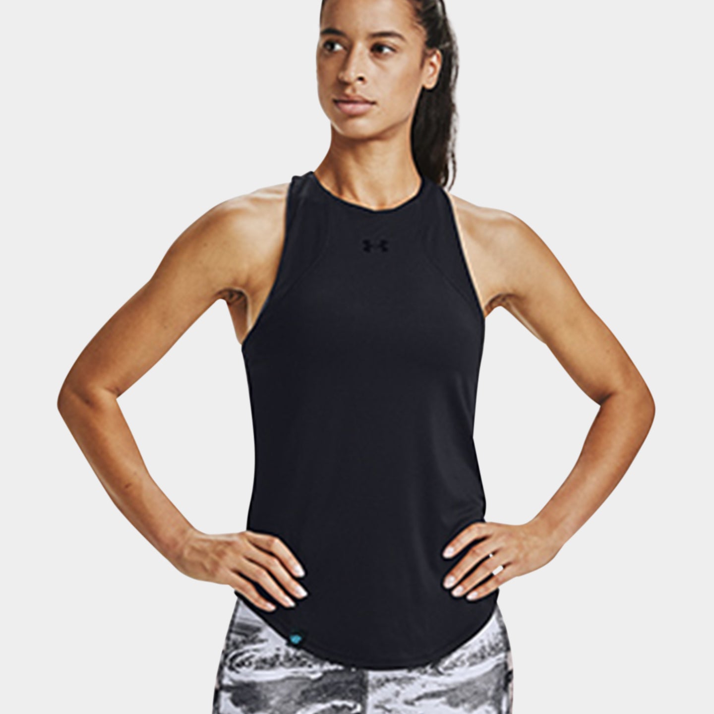 Under Armour Women's UA Armour Sport 2-in-1 Tank, Black, Large