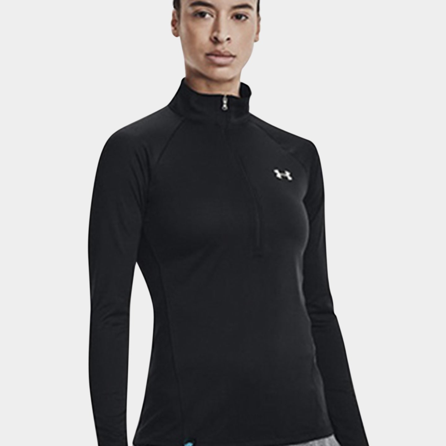 Under Armour Under Armour Women���s UA Tech��� 1/2 Zip Long Sleeve, Solid Black, Small