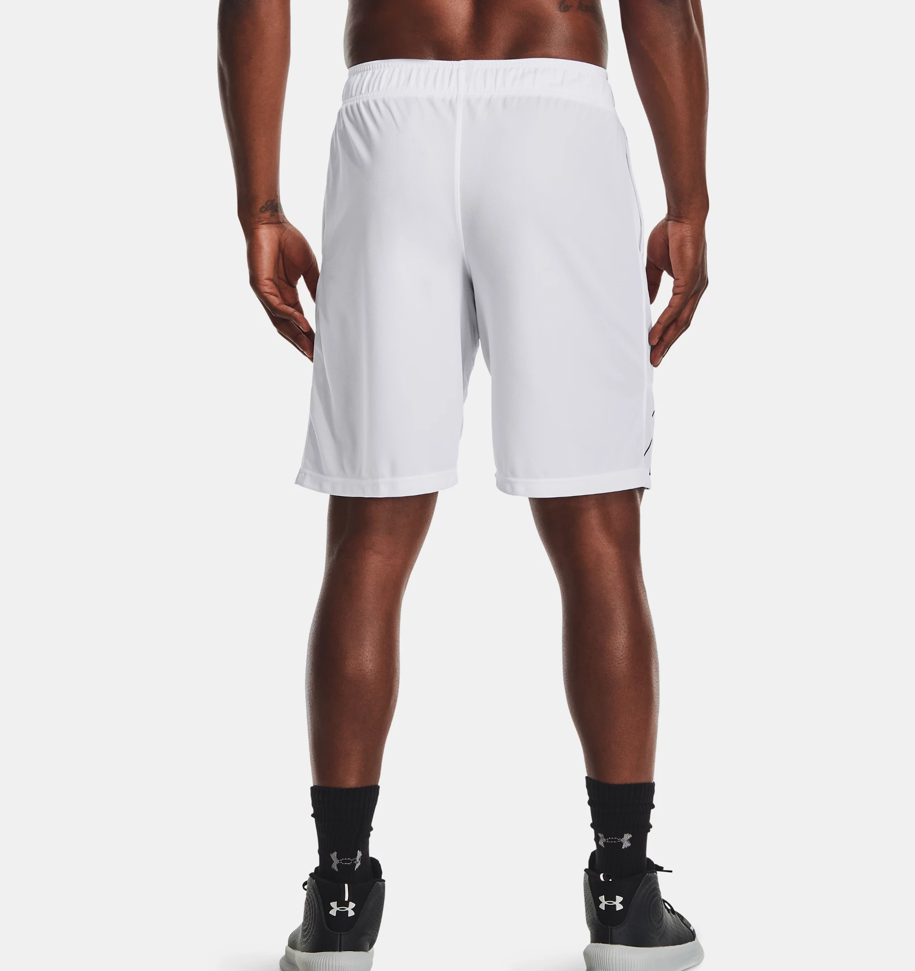 Under Armour Baseline 10" Men's Shorts, White, XL A2